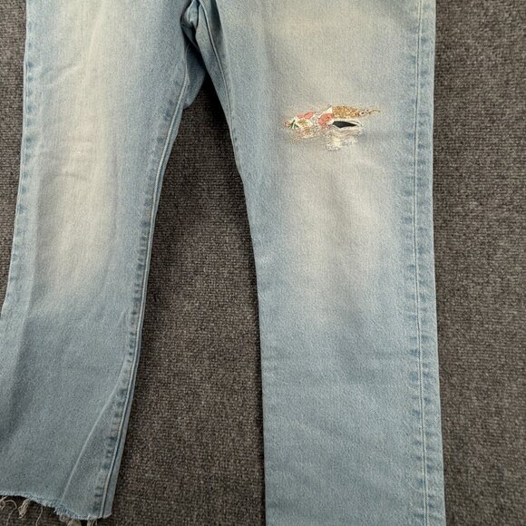 Levi's 150th Anniversary 501 Button Fly Blue Jeans 31x30 Light Wash Collectible - Picture 4 of 16